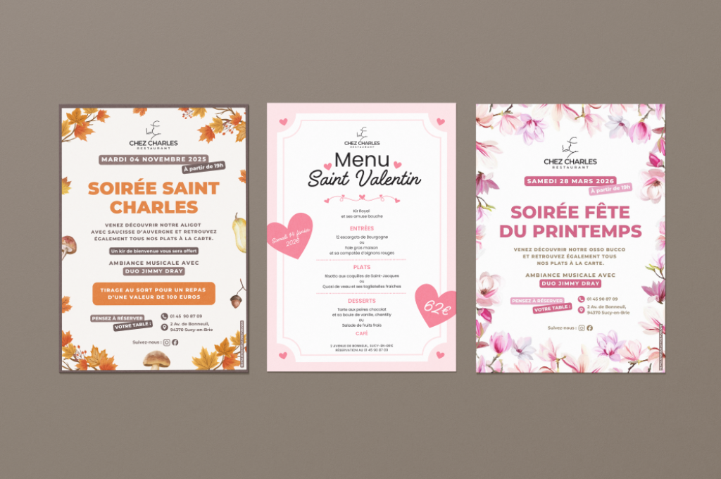 Flyers - Chez Charles