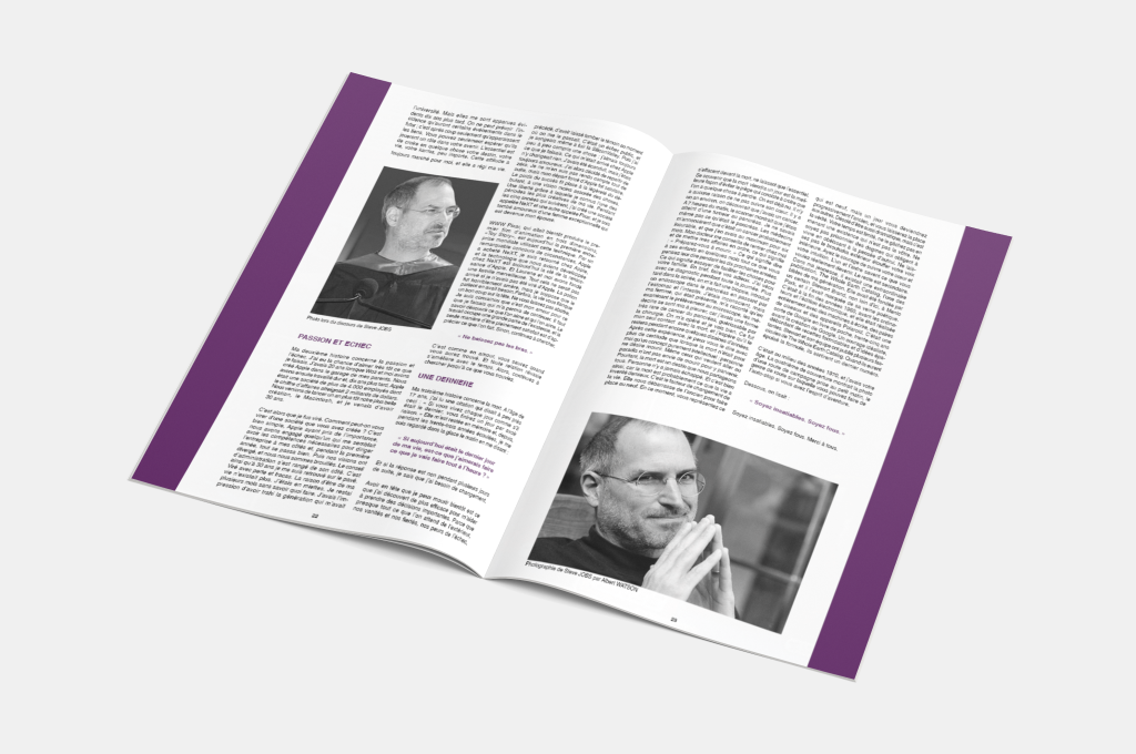 Article de magazine - Steve Jobs