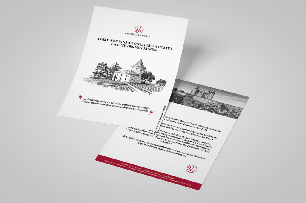 Flyer - Dégustation de vin