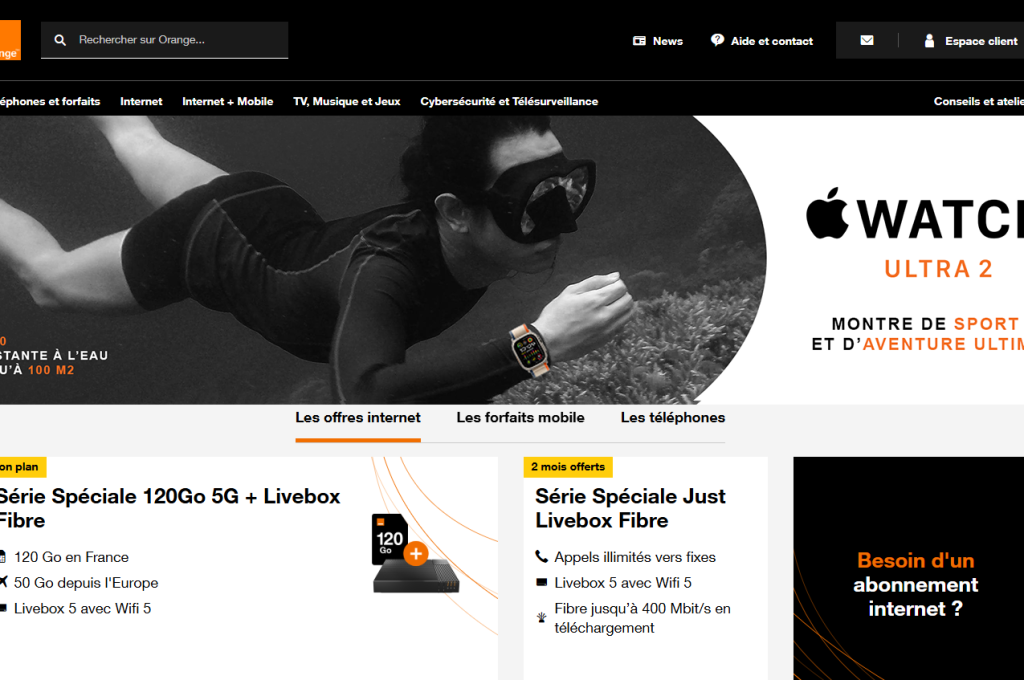 Bannière web - Apple Watch